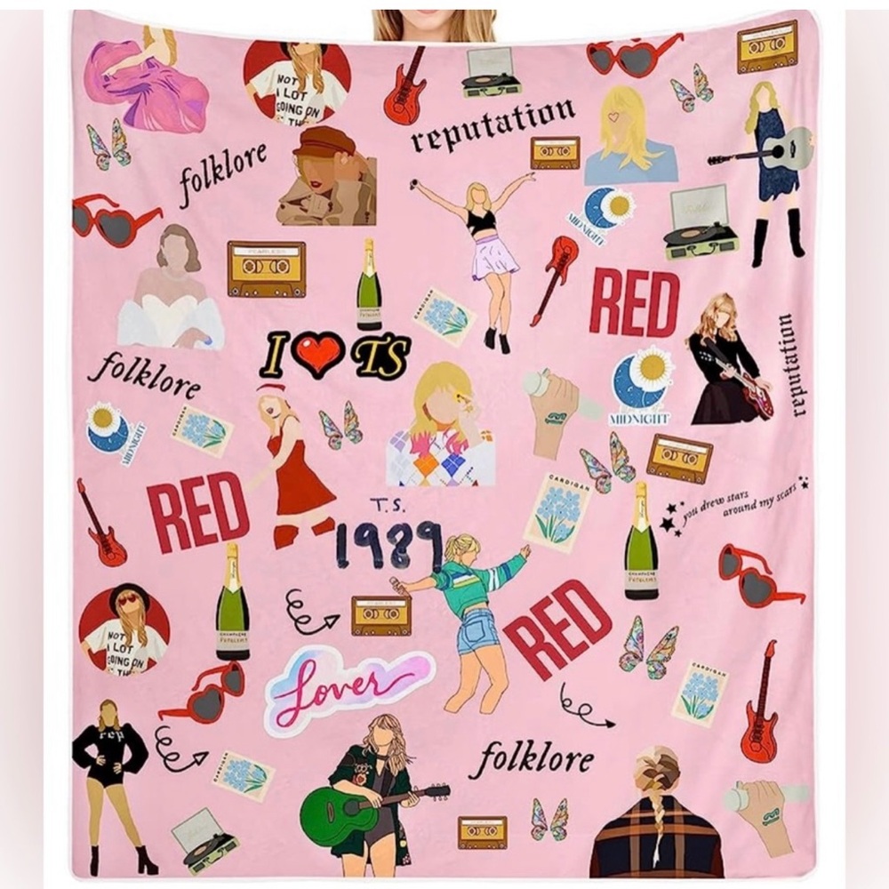 Taylor Swift Blanket Throw